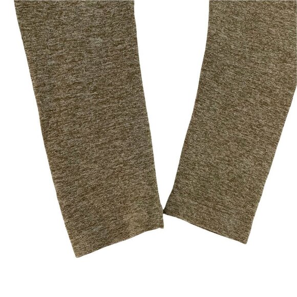 GymShark Flex Contour Low Rise Leggings Green Khaki & Sand - Picture 8 of 14